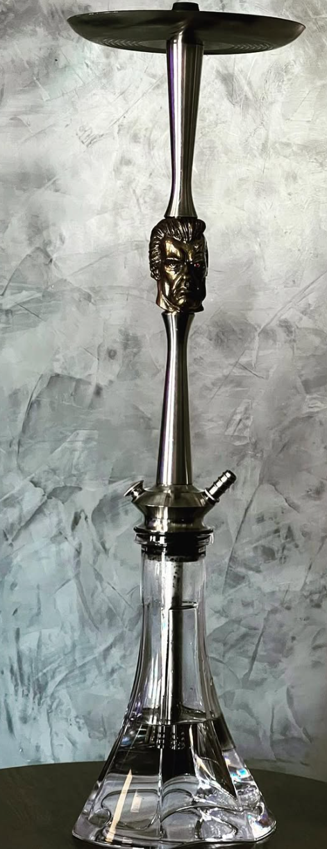 Silberne Premium-Shisha